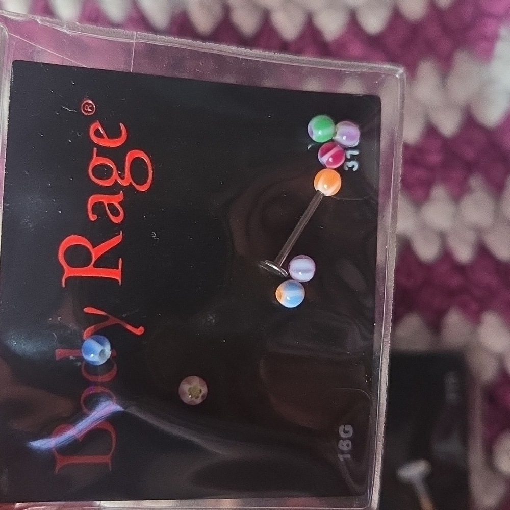 Body Rage Labret Piercing Jewelry - Picture 4 of 4